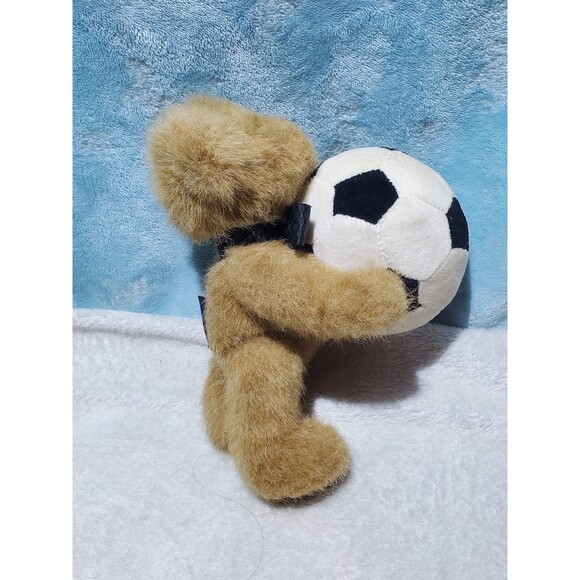 Boyds Bears B.B. Soccer Thinkin Of Ya Series The Head Bean Collection Plush 8" - Picture 4 of 9